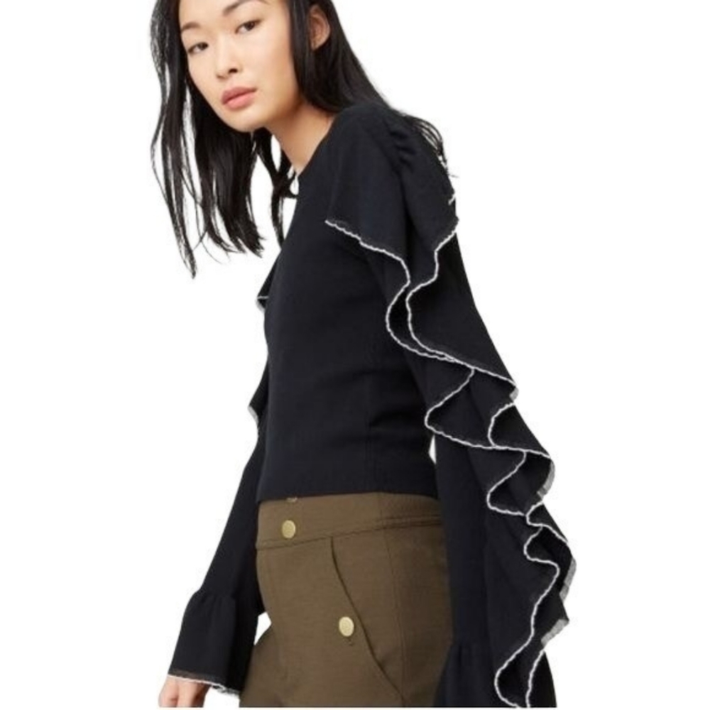 Club Monaco Sancerie Sweater Chandails Soot Black Sz S